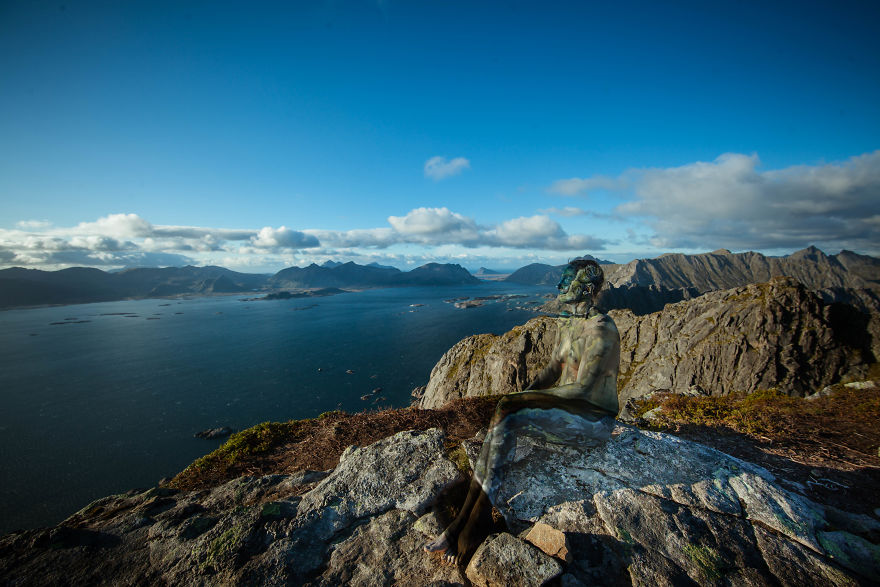 Lofoten Landscapes In Human Bodies By Artist Vilija Vitkute