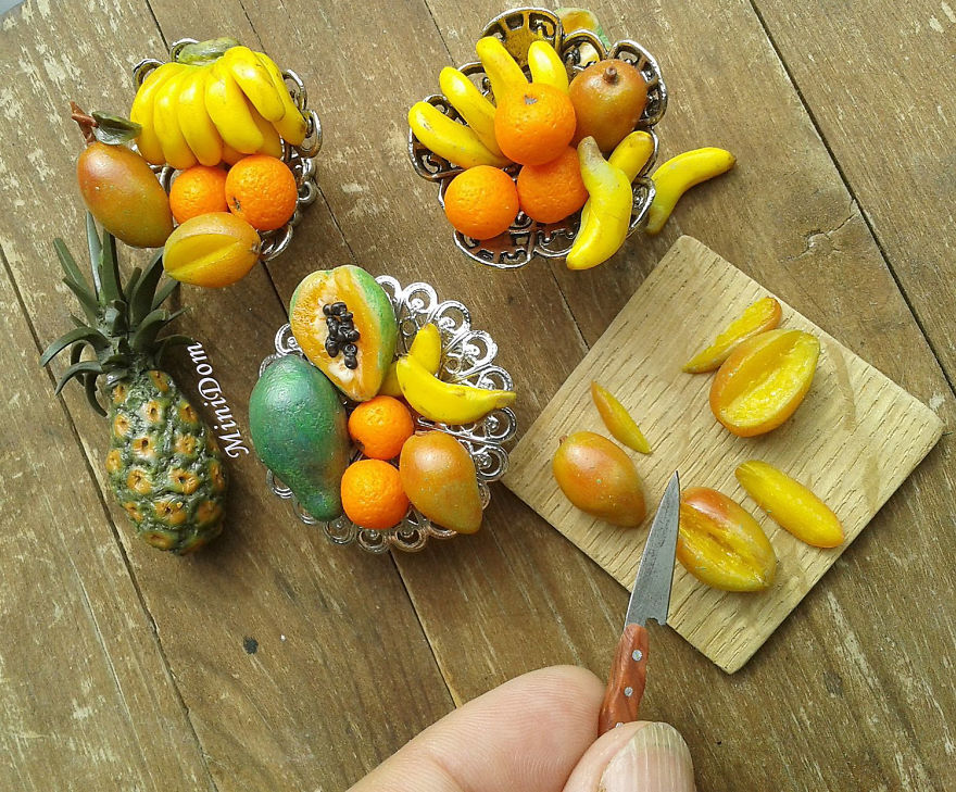 Miniature Doll Food That You Won’t Distinguish From The Real Ones