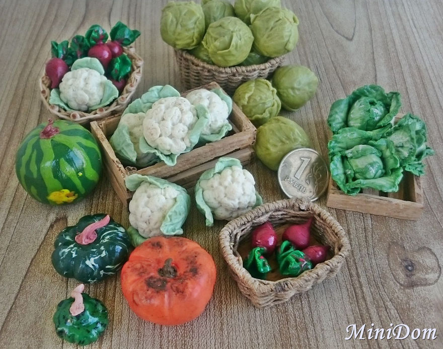 Miniature Doll Food That You Won’t Distinguish From The Real Ones