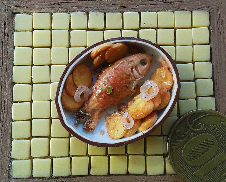 Miniature Doll Food That You Won’t Distinguish From The Real Ones