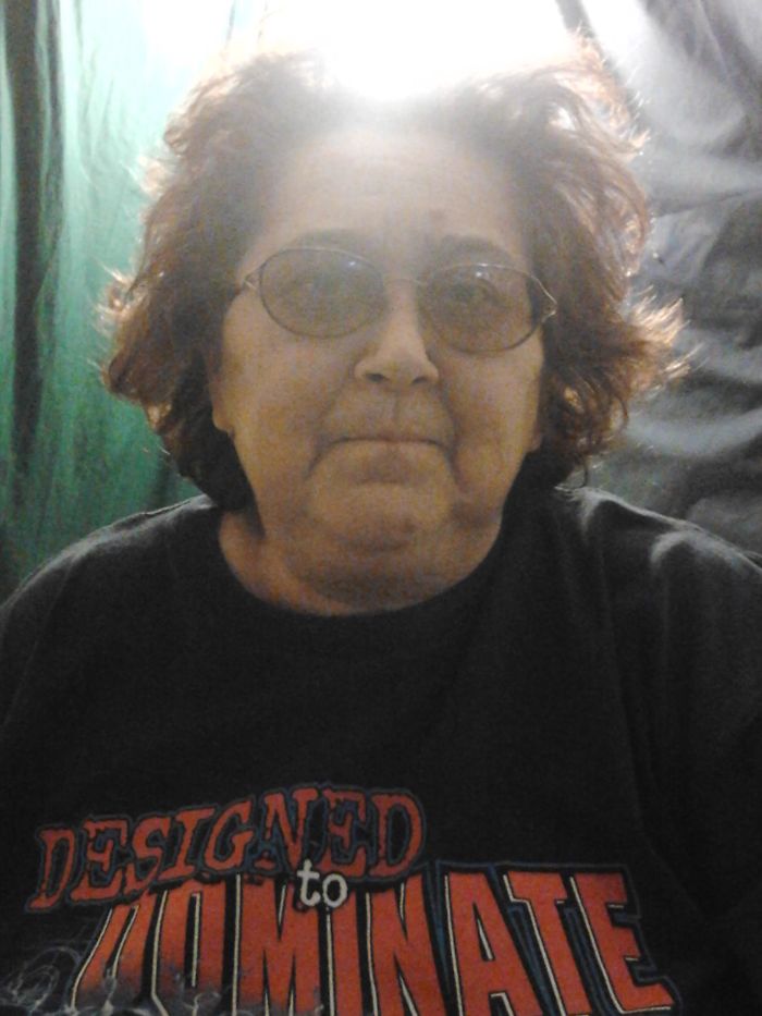 This Is A Picture Of My Mom That I Forced Her To Let Me Take For Her Facebook, She Committed Suicide Almost 2 Years Ago On October 8th, I Gave Birth To My Firstborn On Oct 22nd. My Mother Never Got To Meet Her Grandson And I've Since Gave Birth To Another Child. As A Child I'd Always Known My Mother Had Depression And She Eventually Found Out That I Suffered Mental Illnesses Too, She Tried To Force Me To Get Help, But Never Once Tried To Get Help Herself. Even When I Tried To Convince Her. To This Day I Still Suffer And Still Have Not Sought Help. I Miss Her And Often Wish I Was Able To Ask Her If It Hurt Knowing She'd Left Us All Alone. I Struggle Daily Just As She Did, And I'm Still Afraid I'll Be Like Her And Leave Everyone I Love Alone.