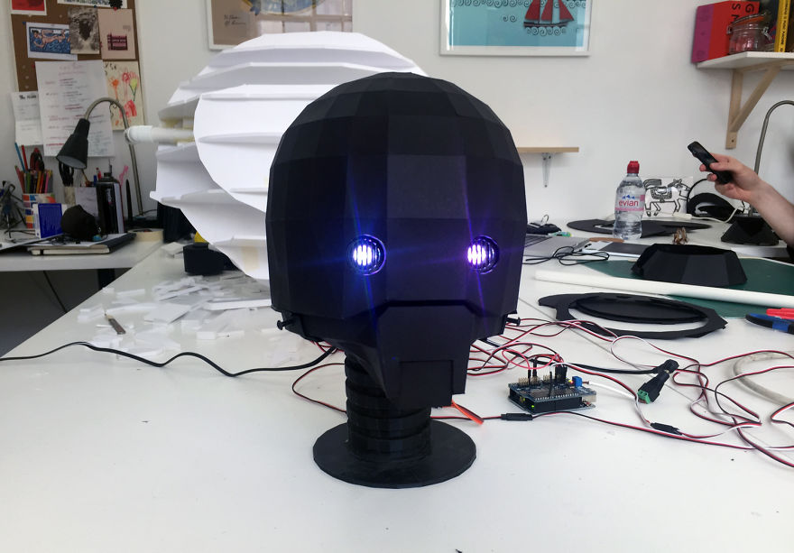 We Made A Moving, Life-Size Star Wars K-2so Robot From Paper