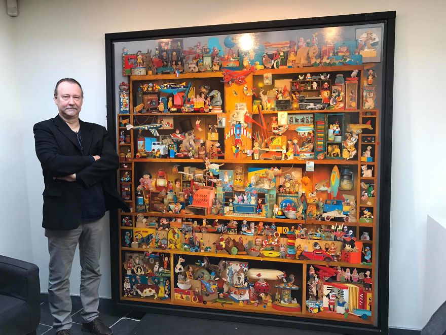 It Took My Dad 2.5 Years + Heart And Kidney Failure To Paint This, And You Have To See It In Full Size To Really Appreciate It