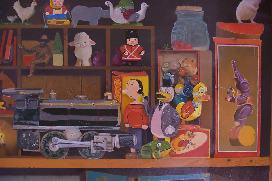 It Took My Dad 2.5 Years + Heart And Kidney Failure To Paint This, And You Have To See It In Full Size To Really Appreciate It It Took My Dad 2.5 Years + Heart And Kidney Failure To Paint This, And You Have To See It In Full Size To Really Appreciate It