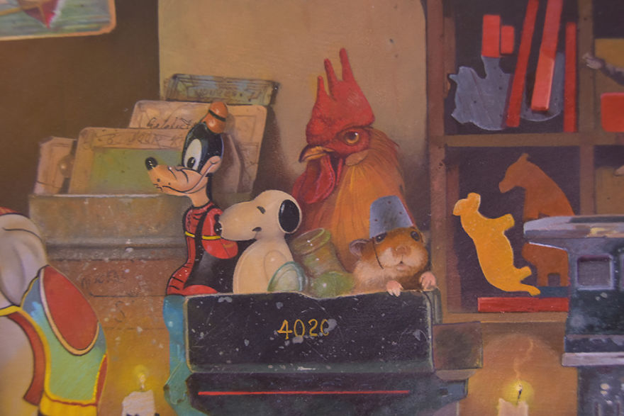 It Took My Dad 2.5 Years + Heart And Kidney Failure To Paint This, And You Have To See It In Full Size To Really Appreciate It It Took My Dad 2.5 Years + Heart And Kidney Failure To Paint This, And You Have To See It In Full Size To Really Appreciate It