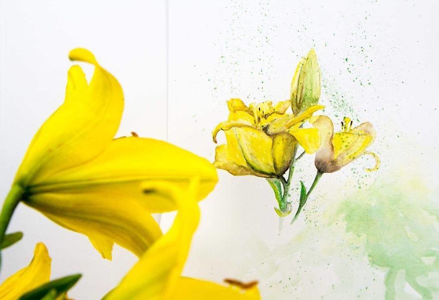 My First Watercolor Paintings