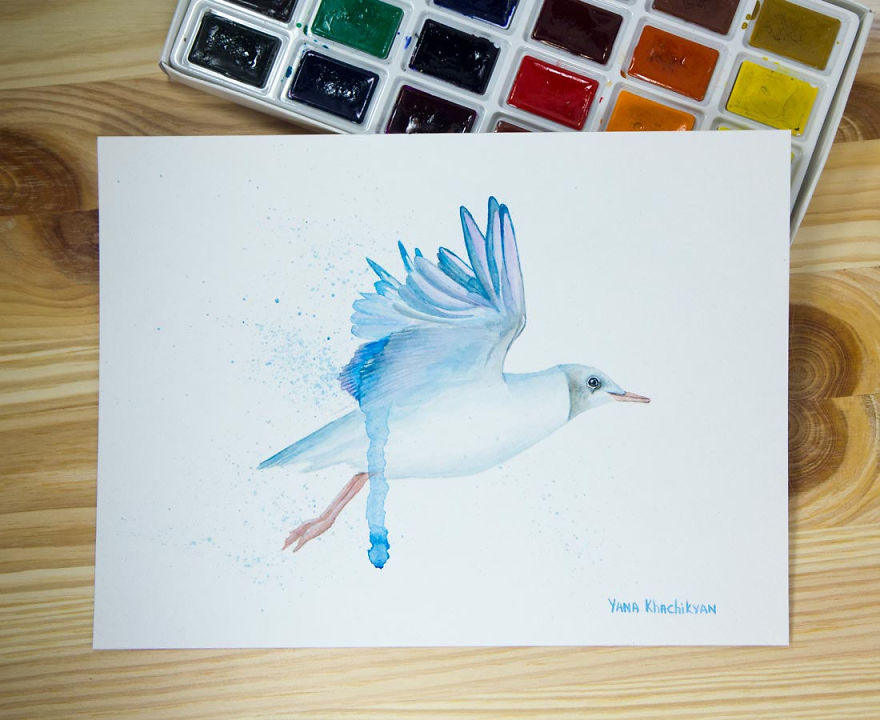 My First Watercolor Paintings