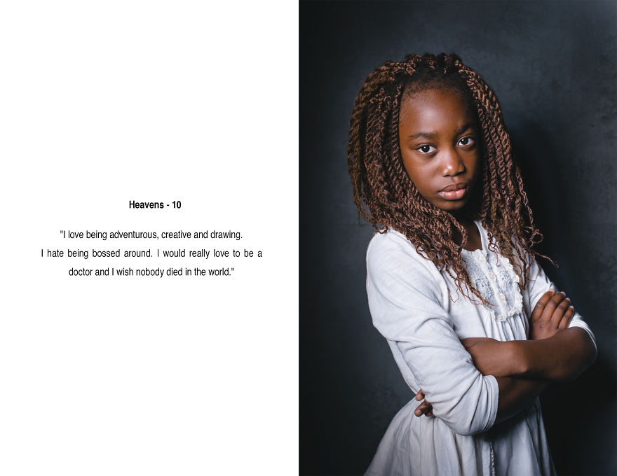 I Created A Portrait Series Of Girls Between 10 And 12 And Asked Them Questions About Their Lives I Created A Portrait Series Of Girls Between 10 And 12 And Asked Them Questions About Their Lives