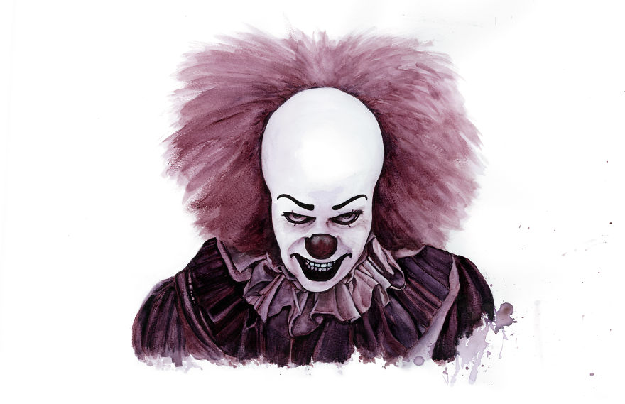 Why Not Paint Pennywise With Wine? Why Not Paint Pennywise With Wine?