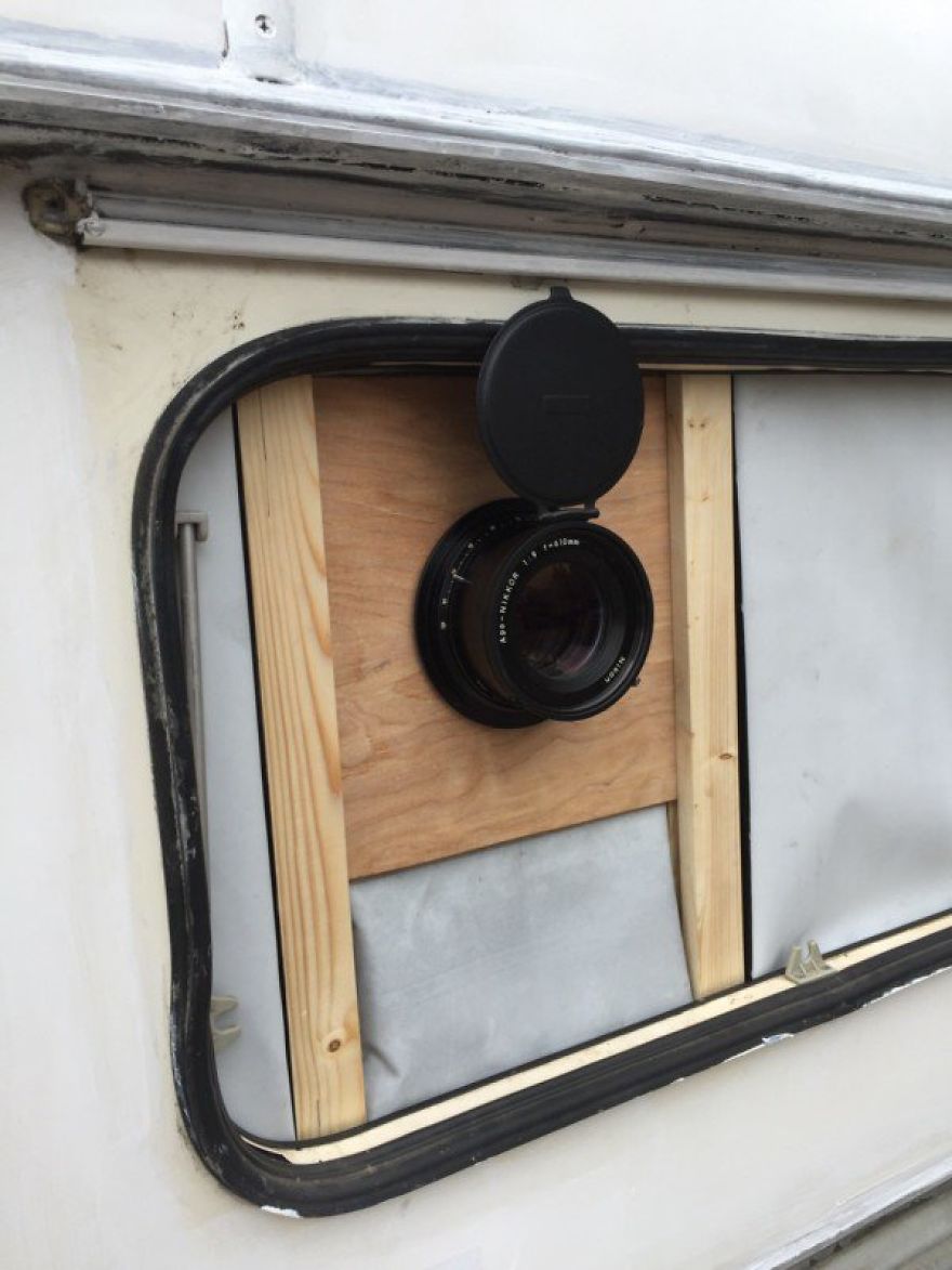 I Turned A $200 Camper Into A Giant Camera And Portable Darkroom