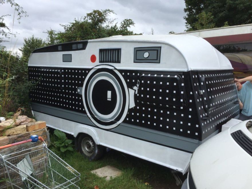 I Turned A $200 Camper Into A Giant Camera And Portable Darkroom