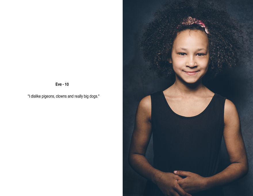 I Created A Portrait Series Of Girls Between 10 And 12 And Asked Them Questions About Their Lives I Created A Portrait Series Of Girls Between 10 And 12 And Asked Them Questions About Their Lives