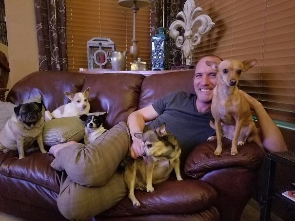 The Clan And One Happy Poppa