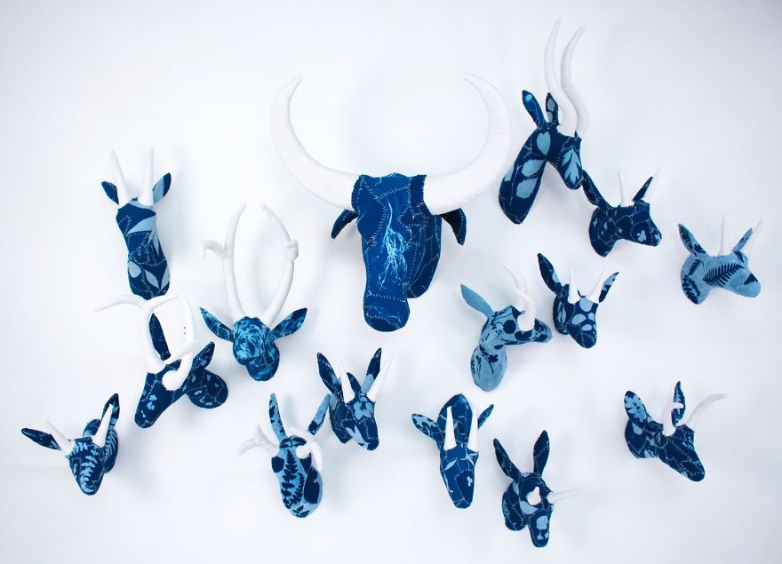 Hand-Sewn Glow-In-The-Dark Creatures Hand-Sewn Glow-In-The-Dark Creatures