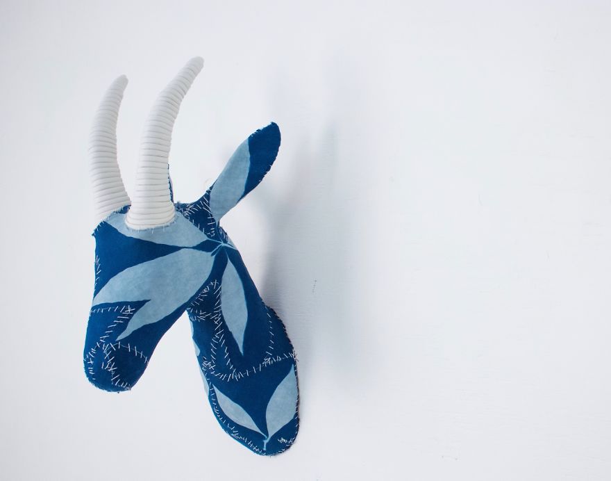 Hand-Sewn Glow-In-The-Dark Creatures