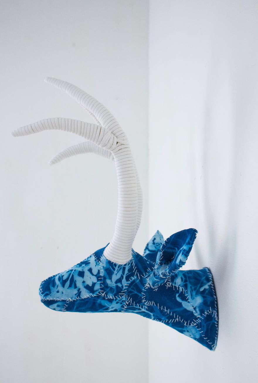 Hand-Sewn Glow-In-The-Dark Creatures