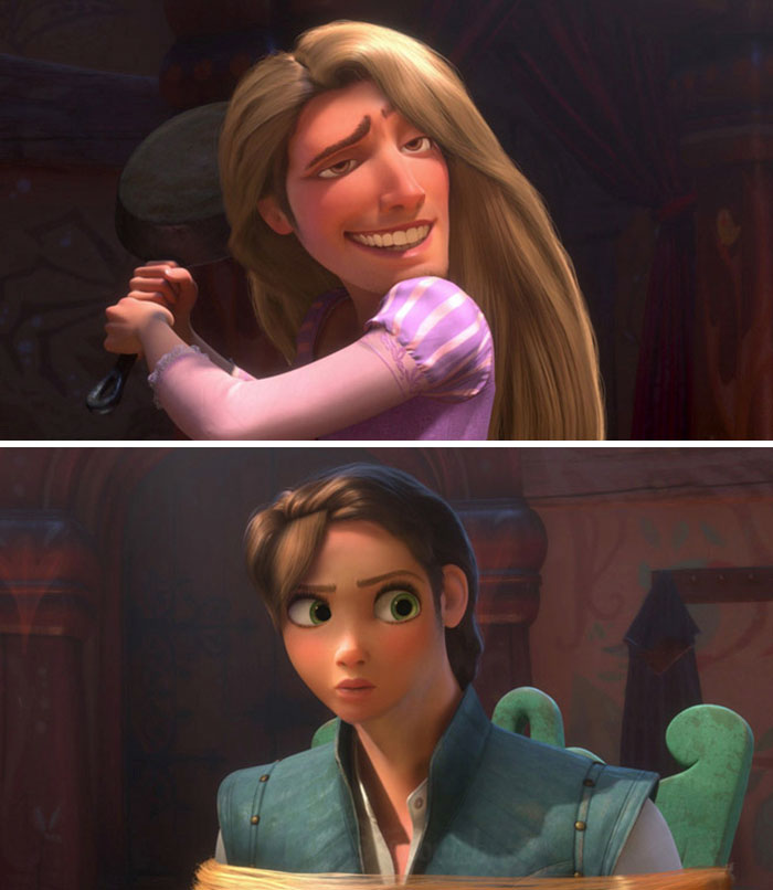 This Is What Would Happen If The Disney Characters Used The Face Swap Application; The Result Is Hilarious