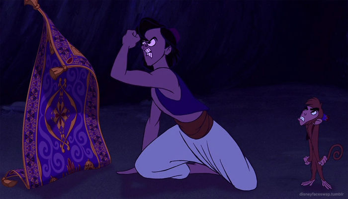 This Is What Would Happen If The Disney Characters Used The Face Swap Application; The Result Is Hilarious