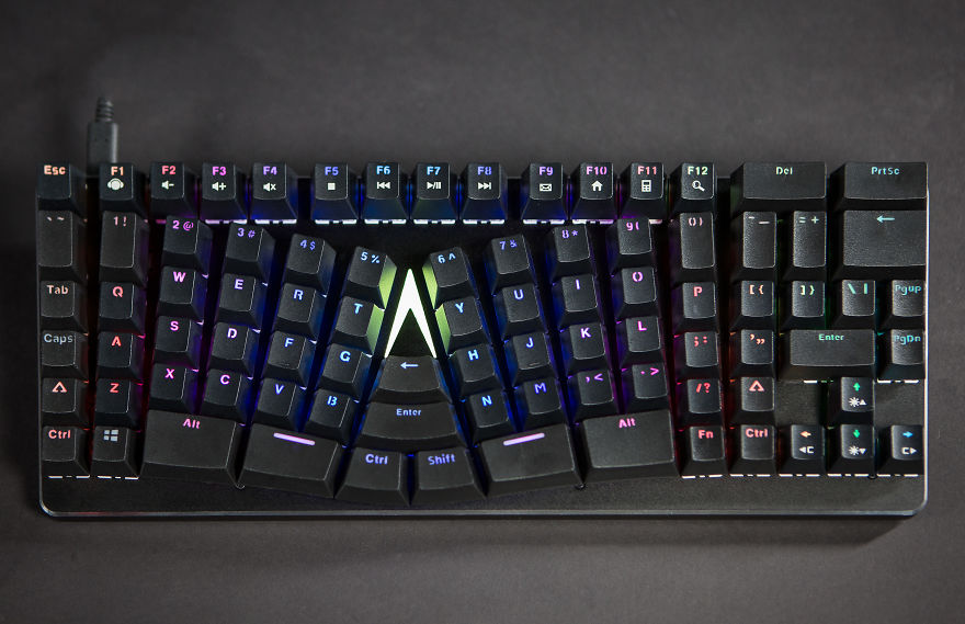 X-Bows: A Keyboard For More Comfortable Typing