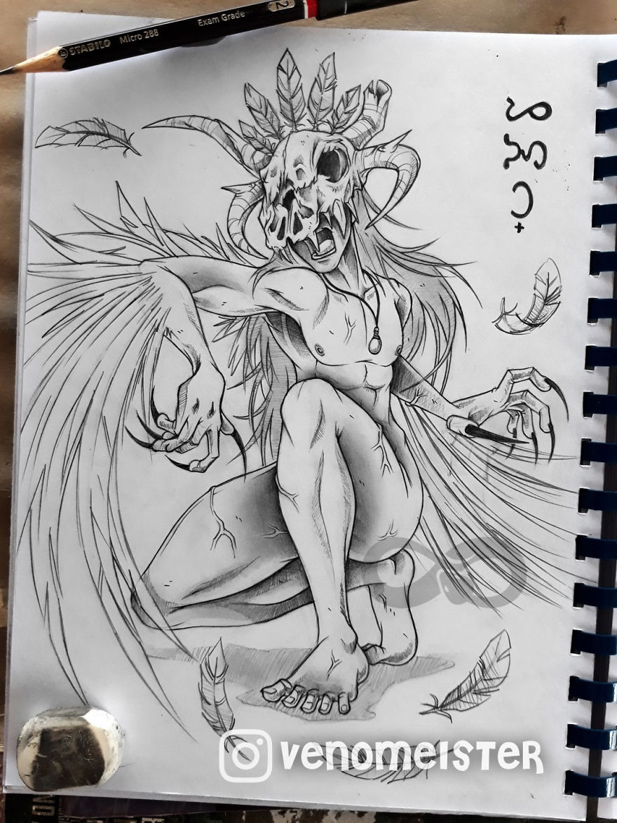 Yanggaw, A Witch Or Shaman Who Can Shapeshift Into Any Form By Applying Oils After A Ritual During The Full Moon