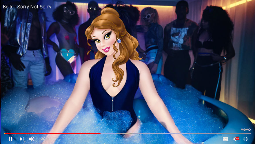 Belle As Demi Lovato - Sorry Not Sorry