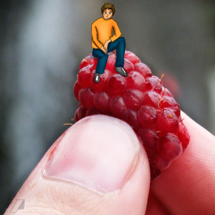 I Draw Tiny Characters On Photos