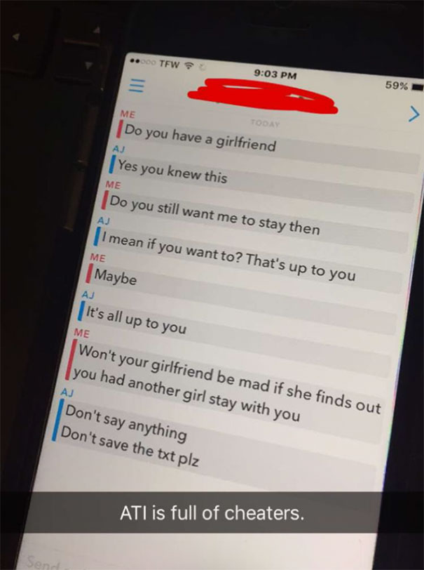 Guy Gets Caught Cheating On His Girlfriend, And It Escalates Hilariously Guy Gets Caught Cheating On His Girlfriend, And It Escalates Hilariously
