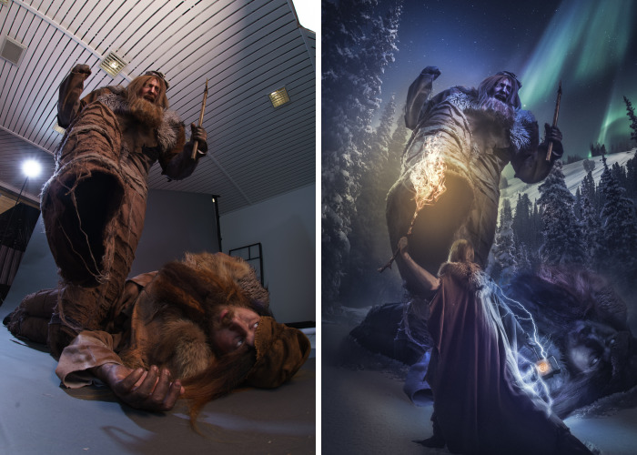 The Photographer Throws Himself In The Norse Mythology