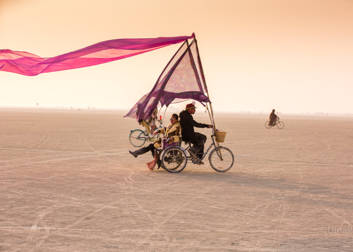Colorful People Of The Burning Man