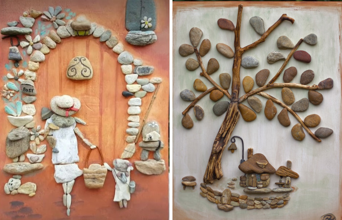 I Made These Pictures From Pebbles