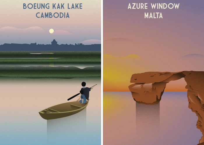 We Created Illustrations Of Destinations That No Longer Exist