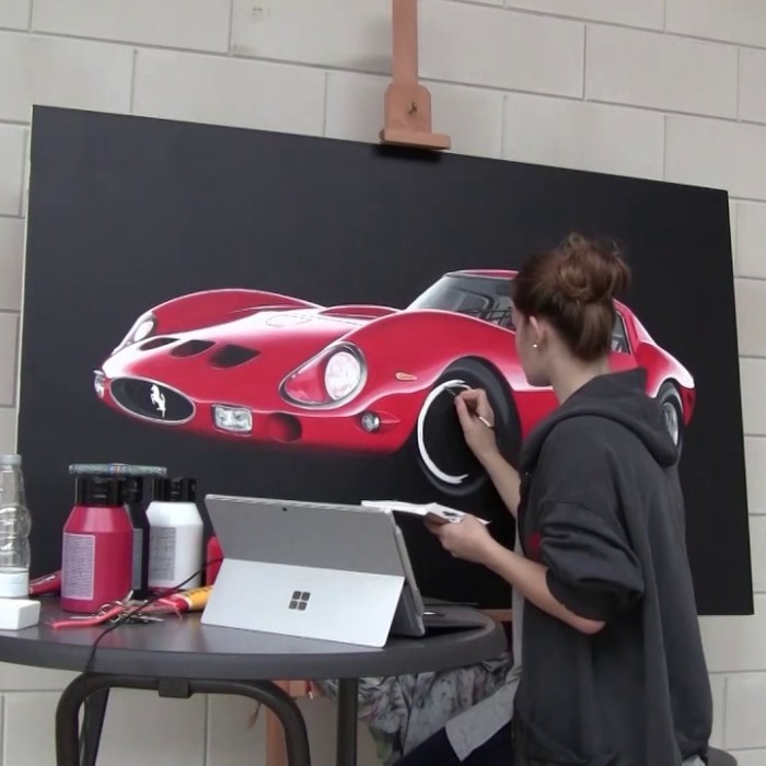 I Paint Realistic Automotive Art