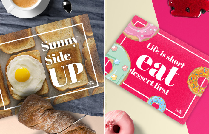 My Kitchen Felt Sad And Boring So I Designed 11 Glass Cutting Boards That Made Both Of Us Happy