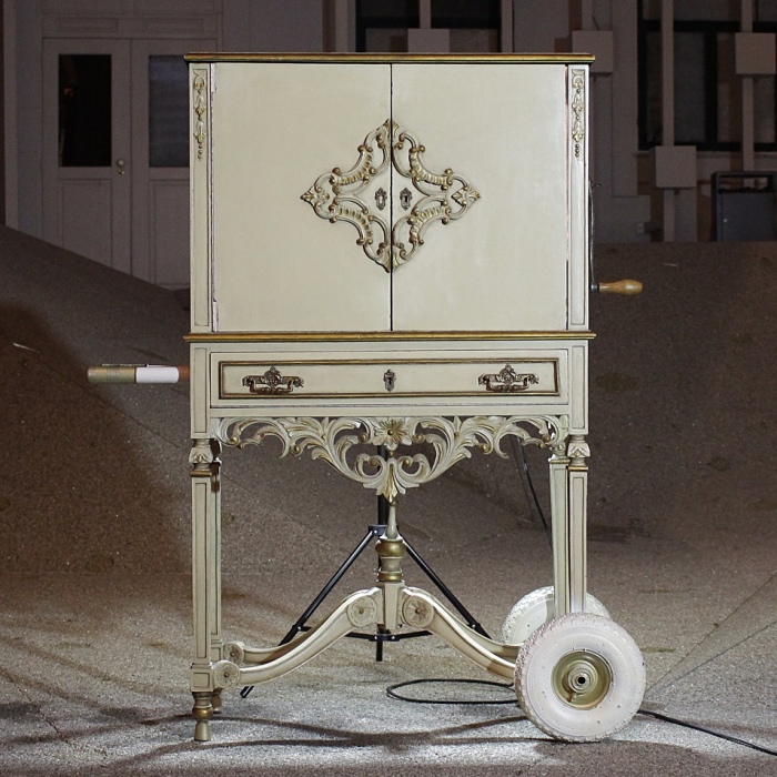 Turning Vintage Furniture Into A Crank Powered Synthesizer: The Digital Music Box