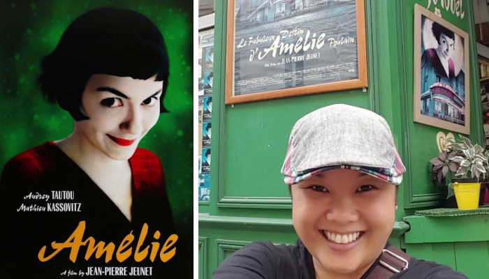 I Recreated Scenes From Amélie Using Augmented Reality While On Vacation In Paris
