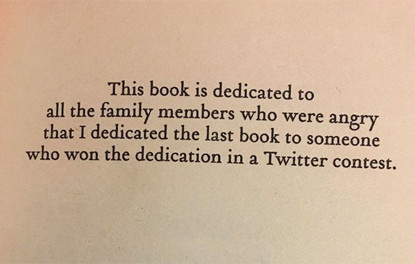 I Love This Book Dedication