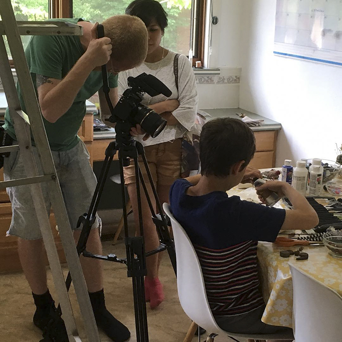 12-Year-Old Boy Creates Creepy Sculptures Using Found Materials, And They're Surprisingly Awesome 12-Year-Old Boy Creates Creepy Sculptures Using Found Materials, And They're Surprisingly Awesome