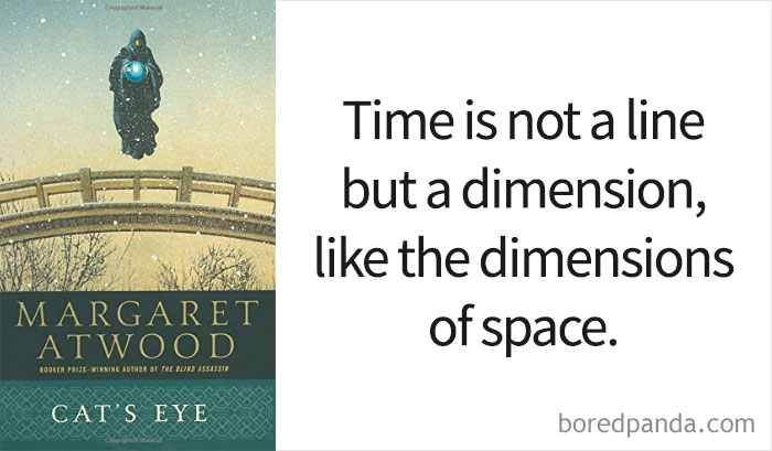 Cat's Eye book cover and an opening line 