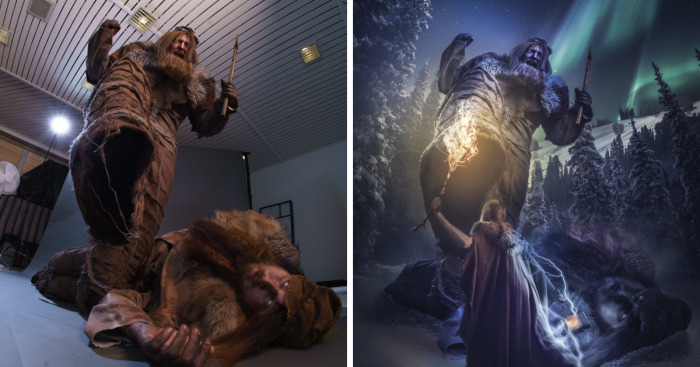 The Photographer Throws Himself In The Norse Mythology