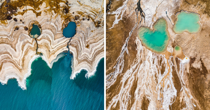 The Sea Of Many Faces: I Photographed The Dead Sea With My Drone