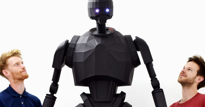 We Made A Moving, Life-Size Star Wars K-2so Robot From Paper