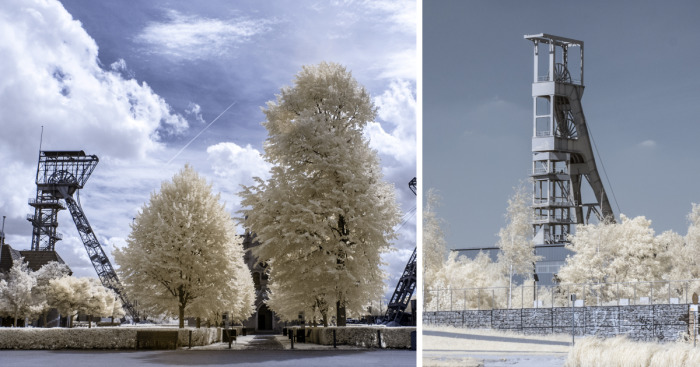I Travel Around The Ruhr Area In Germany To Capture The Beauty Of Industrial Heritages In Infrared