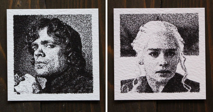 Mini Portraits Of GOT Characters