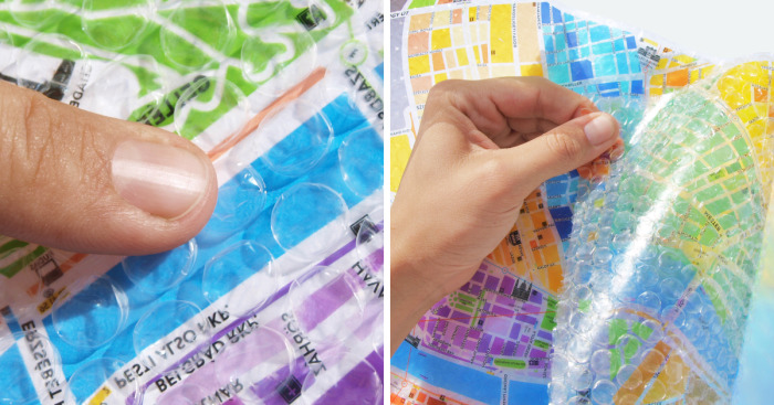 Bubble Wrap City Maps: Guilty Pleasure On The Go