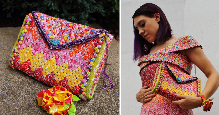 I Made A Purse And Heels To Match The Dress Made Of 10k Starburst Wrappers