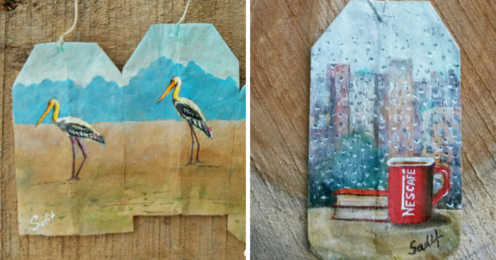 I Paint Intricate Scenes On Teabags
