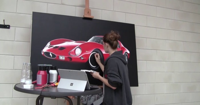 I Paint Realistic Automotive Art