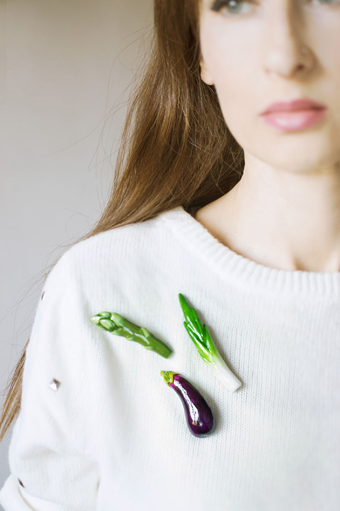 Something About Fruits And Vegetables Brooches, About Us And Creating