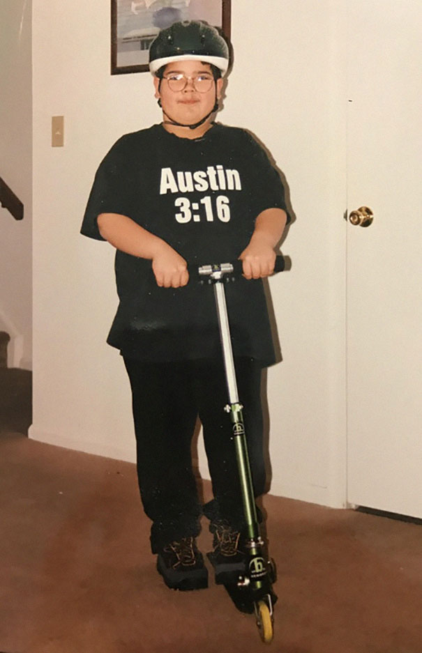 My Husband And His Scooter. Around 1999/2000
