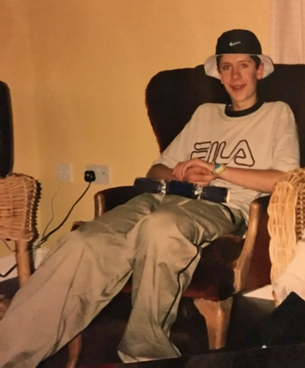 One Of The Best Things About Christmas Is Visiting Your Boyfriend's Parents And Going Through His Childhood Photos